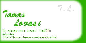 tamas lovasi business card